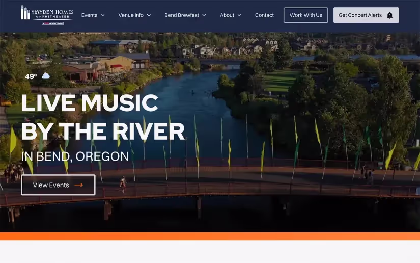 Hayden Homes Amphitheater website