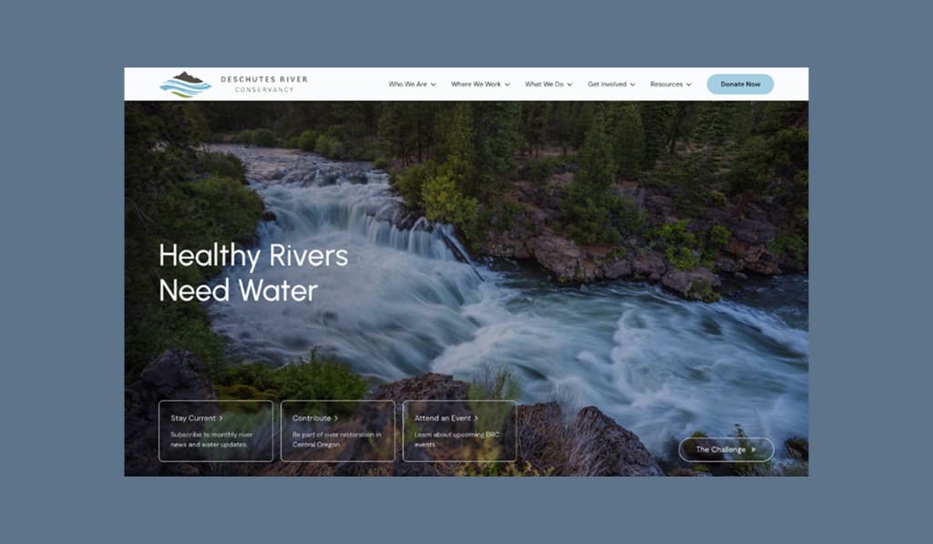 Deschutes River Conservancy website